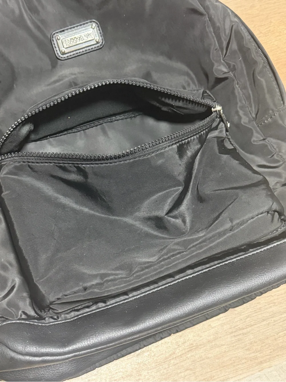 Madden Girl Black Nylon Dome Backpack